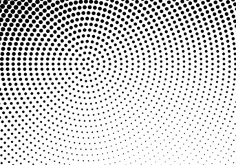 Abstract circular dotted background