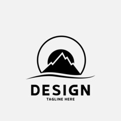 Fototapeta na wymiar Outdoor Adventure logo vector graphic creative symbol, illustration design