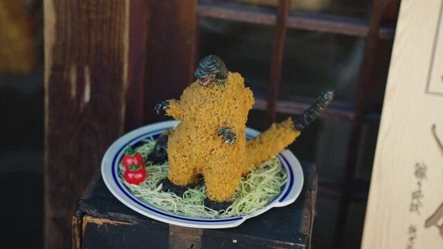 Japanese Tonkatsu Godzilla Food Replica