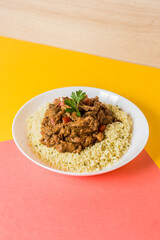 Delicious Contemporary Classic Food Pizza Dish Plate Menu Lunch Dinner Gourmet Dessert Chef Pasta Shrimp Cocktail Drink on Color Background