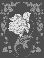 pattern with flowers
