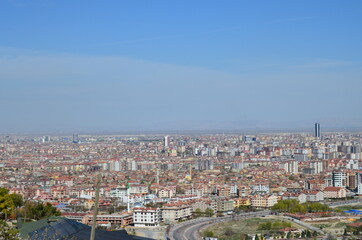 Obraz premium aerial view of the city