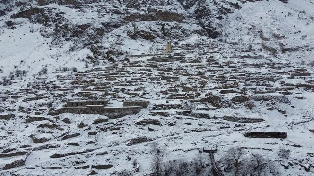 Old settlement ruins in Upper Balkaria