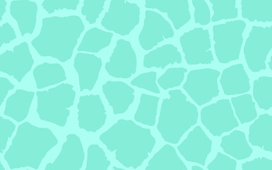 Abstract modern giraffe seamless pattern. Animals trendy background. Blue decorative vector stock illustration for print, card, postcard, fabric, textile. Modern ornament of stylized skin