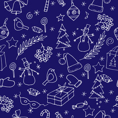christmas seamless pattern