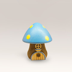 wooden cute gift mushroom house