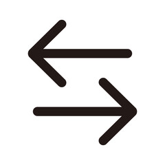 Swap icon vector. Reverse arrows illustration. Transfer icon. Exchange icon symbol