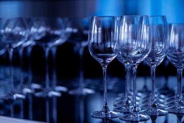  champagne glass, celebration, empty glass on the table