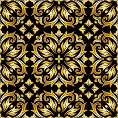 Luxury seamless pattern floral ornamental classic.	