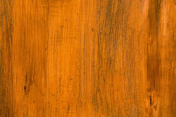 Obraz premium Yellow wooden background with rusted cracks.