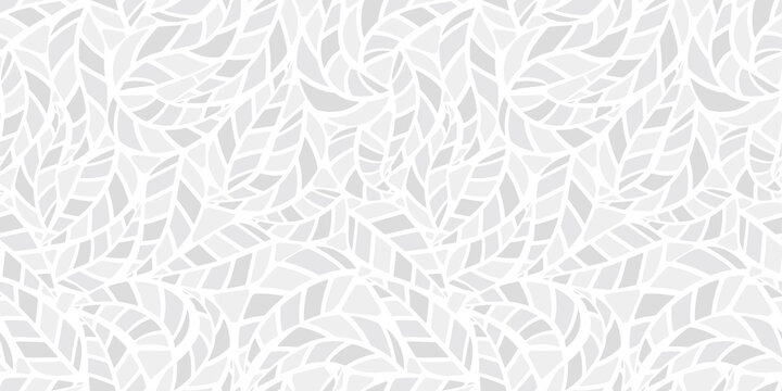 Organic motif, botanical motif background. Seamless pattern.Vector.スタイリッシュな有機的パターン
