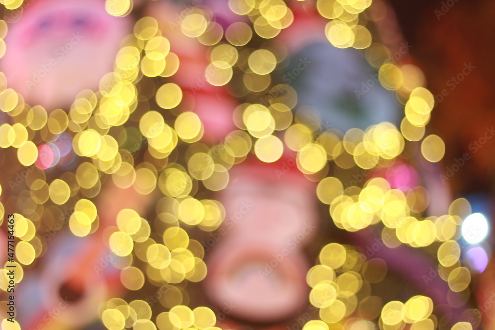 Wall mural blur bokeh light bokeh abstract light background blurred background. with color and bright on a new 