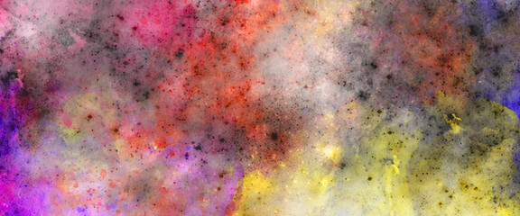 Watercolor painted background. abstract Illustration wallpaper, Brush stroked painting. 2D Illustration, colorful vibrant aged horizontal background, Fantasy smooth light pink abstract watercolor.