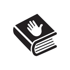 Oath Book icon ( vector illustration )
