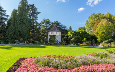 Mainau Island, Germany. Gardeners Tower (Gärtnerturm)
