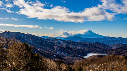 大菩薩嶺から見る富士山