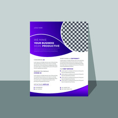 modern business flyer template
