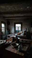 Home in Chernobyl exclusion zone
