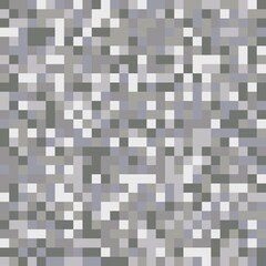 Noise effect seamless pattern. pixel analog VHS error. Noise TV. Monochrome display screen wallpaper.