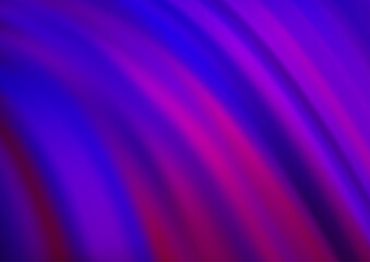 Light Purple vector background with curved circles.