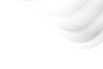 Abstract white and gray color, modern design background with geometric shape. Vector illustration.