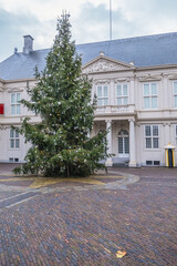 Noordeinde Palace (1533), one of the three official palaces of the Dutch royal family. Noordeinde Palace located in The Hague, South Holland, The Netherlands.