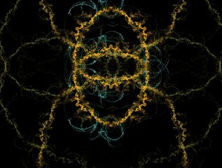 Imaginatory fractal abstract background Image