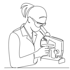 female scientist