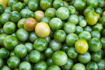 Pile of Green tomato