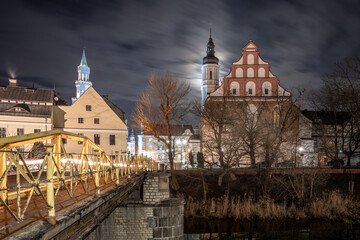 Most Zamkowy, Archiwum Państwowe i kościół franciszkanów na Starym Mieście w Opolu (Polska) © Henryk Niestrój
