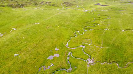 Calm waters in a high plateau of the Pyrenees.