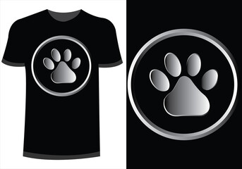 Dog Paw T-shirt | Dog Lover Shirt