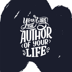 Lettering slogan about therapy. Funny quote for blog, poster and print design. Modern calligraphy text. Mental healthcare