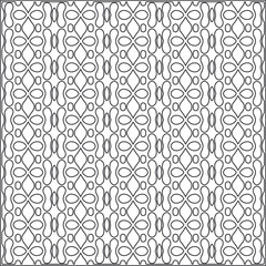Vector ethnic pattern with symmetrical elements . Repeating geometric tiles from striped elements.Monochrome texture.Black and white pattern for wallpapers and backgrounds.