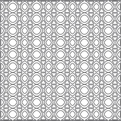 Vector ethnic pattern with symmetrical elements . Repeating geometric tiles from striped elements.Monochrome texture.Black and white pattern for wallpapers and backgrounds.