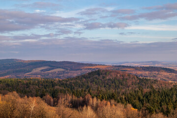 autumn landscape in the mountains