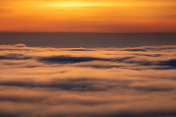 sunrise over the mountains