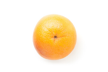 Fresh grapefruit isolated on a white background. Top view  