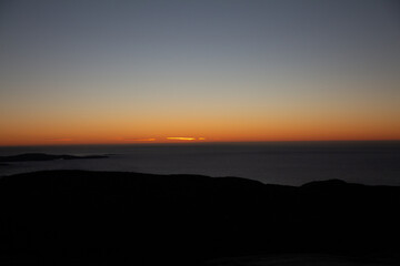 Sunrise on the coast