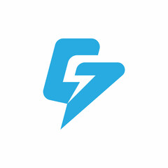 vector logo modern design and electric minimalist