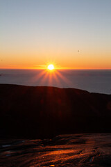 Fototapeta na wymiar Sunrise on the coast