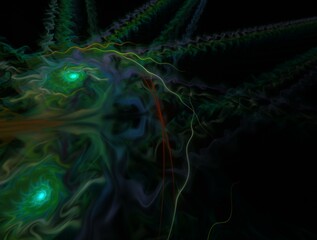 Imaginatory fractal abstract background Image
