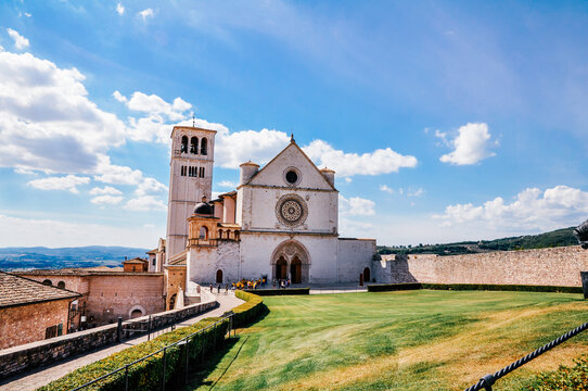 Basilica of San Francesco d`Assisi in Italy