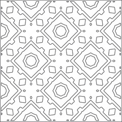 Vector pattern with symmetrical elements . Repeating geometric tiles from striped elements.Monochrome stylish texture.Black and 
white pattern for wallpapers and backgrounds.