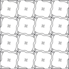 
Vector pattern with symmetrical elements . Repeating geometric tiles from striped elements.Monochrome stylish texture.Black and 
white pattern for wallpapers and backgrounds.