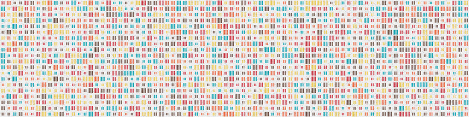 Abstract Geometric Pattern generative computational art illustration