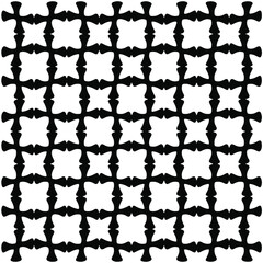 Seamless vector pattern in geometric ornamental style. Black  pattern.Design element for prints, backgrounds, template, web pages 
and textile pattern. Geometric art.