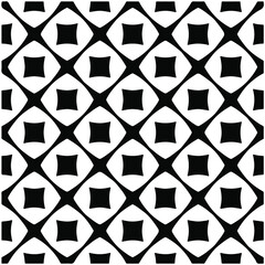 Seamless vector pattern in geometric ornamental style. Black  pattern.Design element for prints, backgrounds, template, web pages 
and textile pattern. Geometric art.