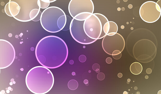 New year lights gradient bokeh abstract creative texture wallpaper background. effect shine glowing sparkle bubbles shape circle illustration