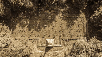 Cemetery Beskid Niski - obrazy, fototapety, plakaty